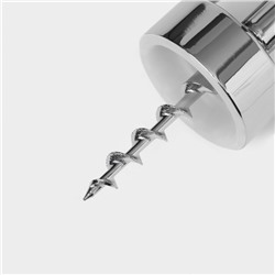 Штопор для вина Доляна, h=19.5 см, серебристый