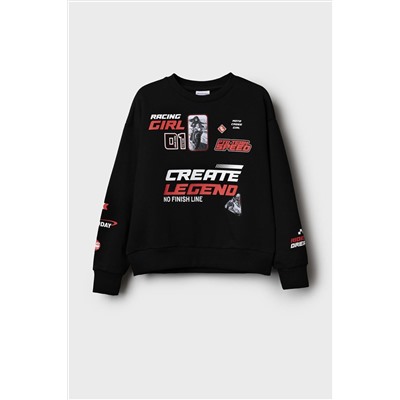 Толстовка трикотажная для девочек PLAYTODAY, 1240793