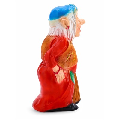 Садовая фигура из гипса «Бабка-Ёжка стоя», 33×35×65 см, МИКС