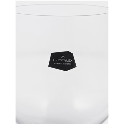 Бокалы для вина «Пион», 190 мл, набор 6 шт., стекло, прозрачные