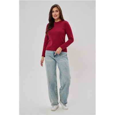 Лонгслив женский 88539 (Бордовый)