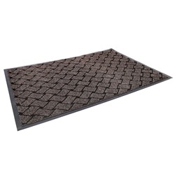 Коврик придверный влаговпитывающий «Крафт», 60×90 см, коричневый