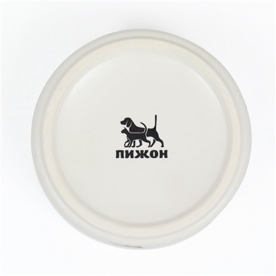 Миски, 450 мл, 28.5×15.5×7 с, 2 шт., на подставке, керамика, мрамор