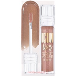 LUXVISAGE Блеск для губ с эффектом обьема Icon Lips Gloss volume тон 507 Desert Taupe