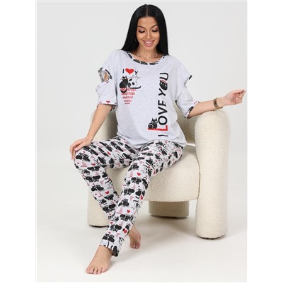 Миу - Миу - пижама серый