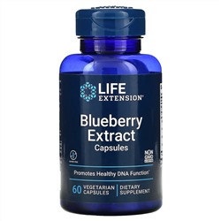 Life Extension, Экстракт черники в капсулах, 60 вегетарианских капсул
