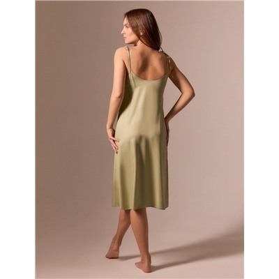 Сорочка ночная женская SL HOME Modal Home, размер 44-46, зелёная