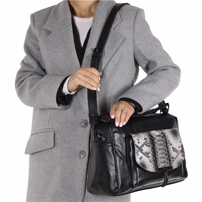 Сумка 575783 black Velina Fabbiana-Safenta