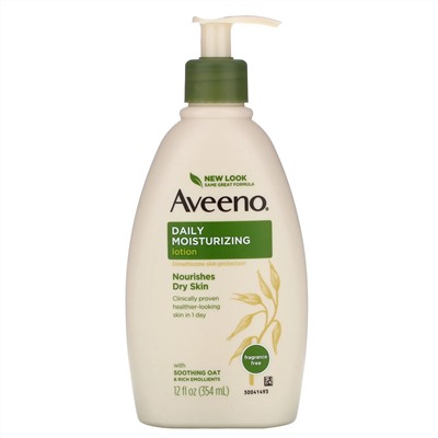 Aveeno, Active Naturals, ежедневный увлажняющий лосьон, без запаха, 354 мл (12 жидких унций)