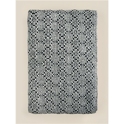 Плед SL Home Ethnics, 220×240 см с помпонами, 500 г/м²