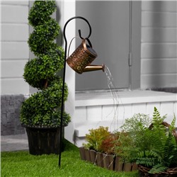 УЦЕНКА Фонарь подвесной на солнечной батарее «Лейка», 9.5×21×15 см, нити 60 см, 37 LED, Т/БЕЛЫЙ 10