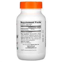 Doctor's Best, фосфатидилсерин с SerinAid, 100 мг, 120 вегетарианских капсул