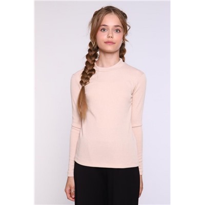 Джемпер "лапша" стойка арт. 13288 (Бежевый)