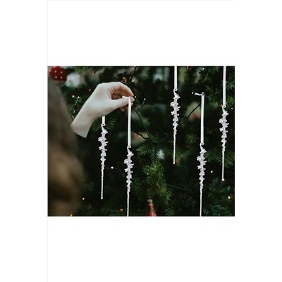 61117 Сосульки на елку прозрачные НАТАЛИ, 1205496