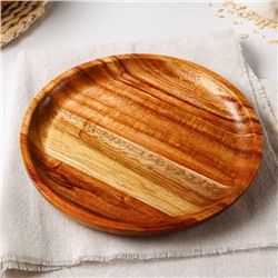 Тарелка Magistro Milk, d=20 см, дерево акация