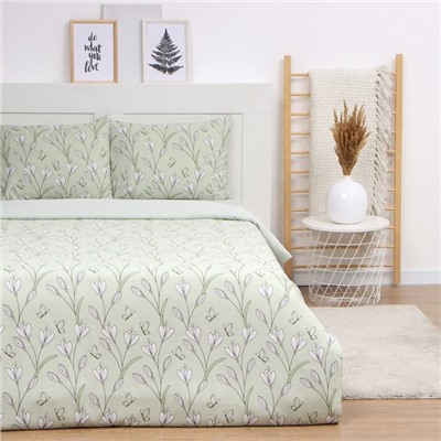 Постельное бельё дуэт LoveLife Tulips, жатка