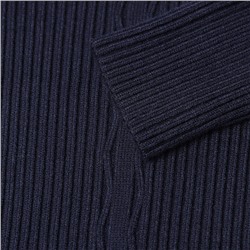 Свитер для девочек, цвет тёмно-синий, рост 146-152 см