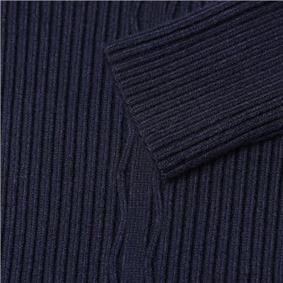 Свитер для девочек, цвет тёмно-синий, рост 146-152 см