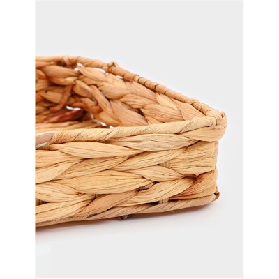 Корзинка для подачи Доляна «Камыш», 32×24×5.5 см, из соломы