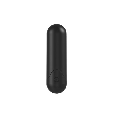 Черная перезаряжаемая анальная пробка №08 Cone-shaped butt plug - 13,5 см.
