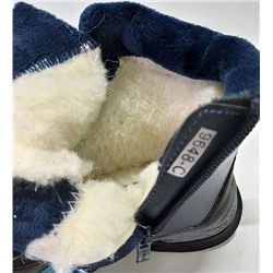 B-9648-C син Ботинки зима для мальчиков (27-32)/8