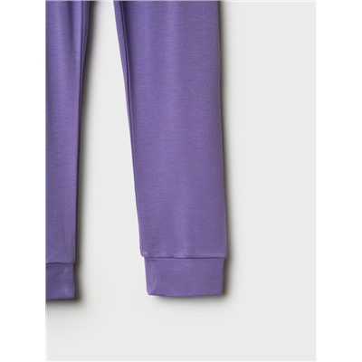 Термокомплект трикот. для девочек: фуфайка (футболка) с длин. рук, брюки