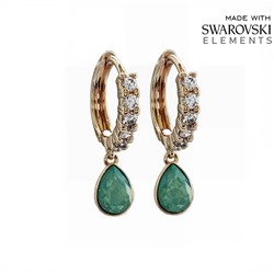 Серьги с кристаллами Swarovski