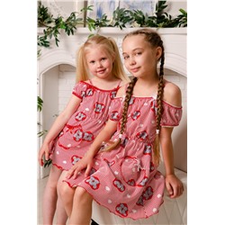 Платье 5119 детское (Красный)