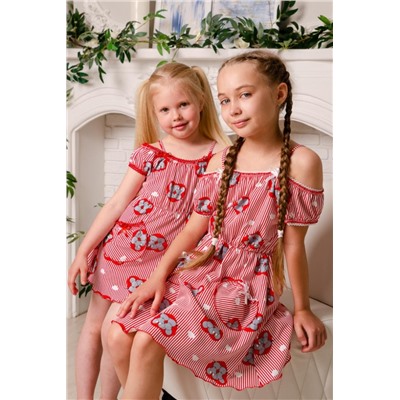Платье 5119 детское (Красный)