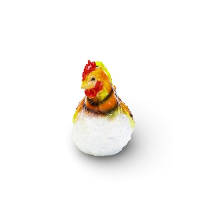 Садовая фигура из гипса «Курица с цыплёнком», 19×11×15.5 см