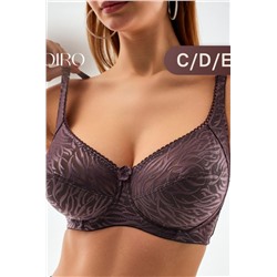 Бюстгальтер 21391 мягкий кружевной на косточках OIRO (Серый)