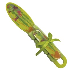 Dewal Beauty Набор педикюрный 3 предмета (терка, пилка, разделитель для пальцев) NAB-2, салатовый 20216