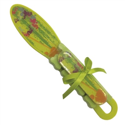 Dewal Beauty Набор педикюрный 3 предмета (терка, пилка, разделитель для пальцев) NAB-2, салатовый 20216