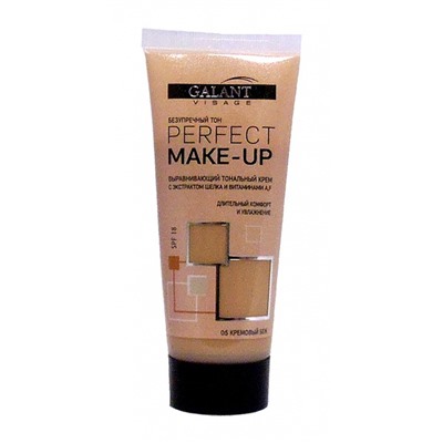 Г-К КремТональн. GALANT VISAGE PERFECT MAKE-UP 40мл №5 кремовый беж. /6/60