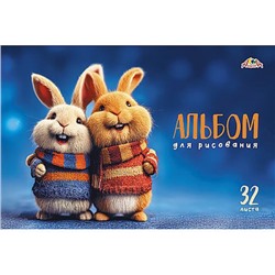 Альбом для рисования 32л "Веселые друзья" С0226-70 АппликА