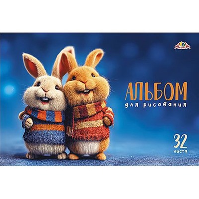 Альбом для рисования 32л "Веселые друзья" С0226-70 АппликА