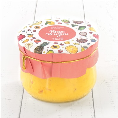 Крем-мёд с курагой  Вкус Жизни New 230 гр.