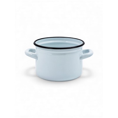 УЦЕНКА Кастрюля, 2 л, цилиндрическая, без декора, без крышки, белая