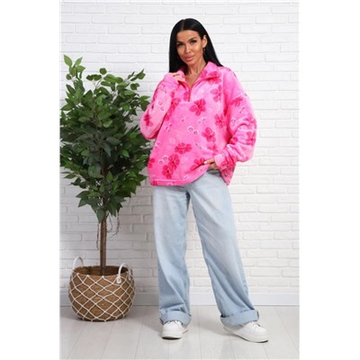 1075 Толстовка женская (Розовый)