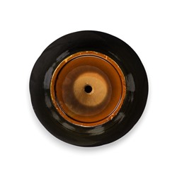 Горшок для цветов «Мираж », 8 л, d=30 см, h=23 см, с поддоном, керамика, коричневый