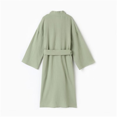 Халат домашний женский KAFTAN Basic, размер 40-42, зелёный
