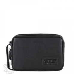 Клатч мужской кожаный 4038-1TR black Tough Ruder