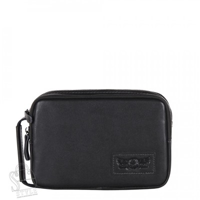 Клатч мужской кожаный 4038-1TR black Tough Ruder
