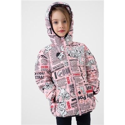 Куртка текстильная с полиуретановым покрытием для девочек PLAYTODAY, 1242842