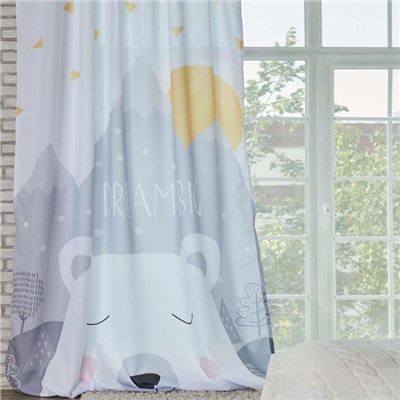 Шторы портьерные «Этель. Большие мечты», 145×260 см, 2 шт., габардин