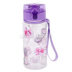 Бутылка Bloom Garden" 400 мл, 17,9x6,5 см, пластиковая, с диффузором, с текстильной петлей,сиреневая