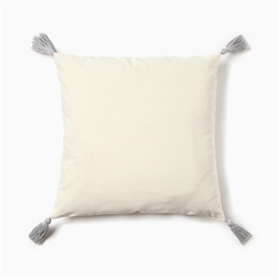 Наволочка декоративная Этель сканди 45×45 см, цвет серый, хлопок