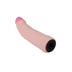Пояс-трусики с 2 насадками Exotic-Alice - 18 и 10,5 см.