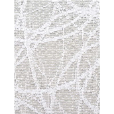 Тюль на кухню без шторной ленты, размер 165×170 см, цвет белый, 100% полиэстер