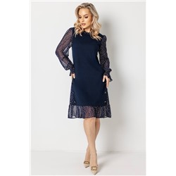 Платье женское  6165/13/Синий, белый